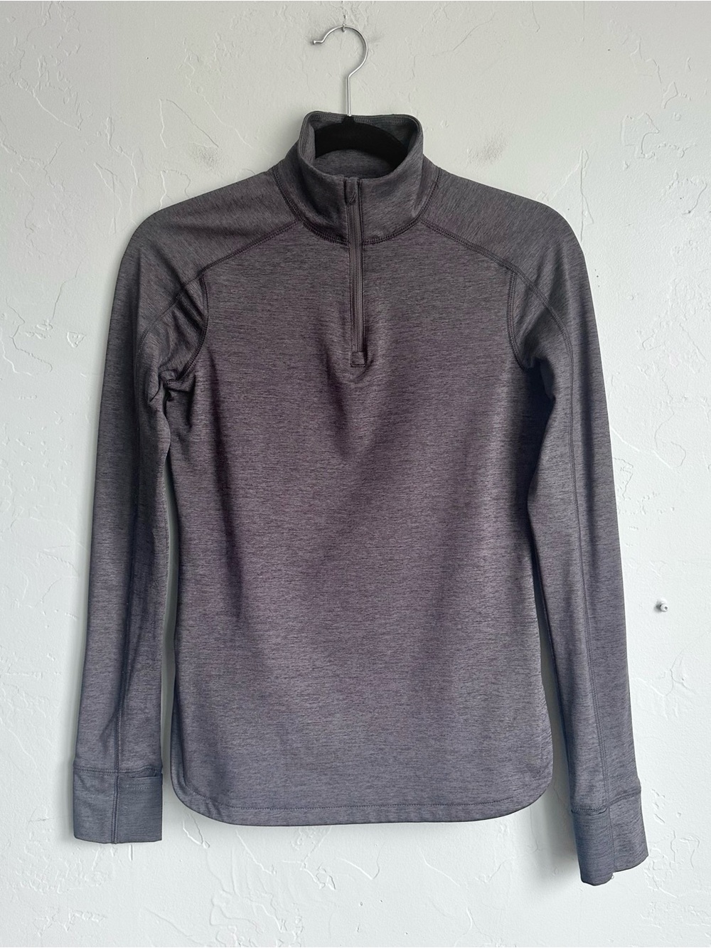 Royal Robbins Women Active Outdoors Performance 1/4 Zip Pullover Gray Small EUC